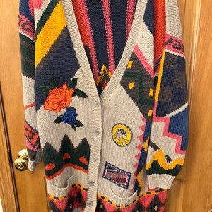 Funny colored cardigan